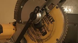 How to Install Dewalt Compound Miter Saw Laser Guide [upl. by Lias]