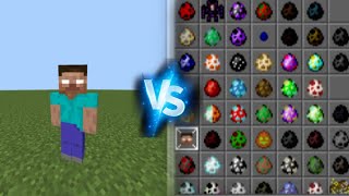 Minecraft PE Herobrine VS Full Mobs Addons Battlevideo Notwalk [upl. by Ennovi167]