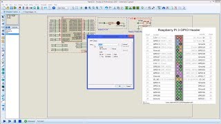 Proteus and Raspberry Pi GPIO Programming [upl. by Savart]