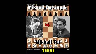 Zwischenzug and 2 perplexing Knight sacrifices Mikhail Botvinnik vs Mikhail Tal [upl. by Aeki]