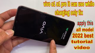 Vivo S1 S1 Pro Hang Logo Restart2x Only It Can Use While Plug On Charging Fix 100 Ito Lng Gawin mo [upl. by Uliram]