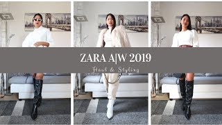 Most Wanted amp Affordable ZARA 2019 AW Pieces  Haul amp Styling zarahaul autumnoutfit [upl. by Rriocard]