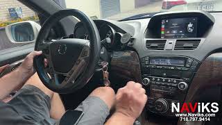 2010  2013 Acura MDX Apple CarPlay  Android Auto Wired amp Wireless OEM Buttons Control [upl. by Atilrep]