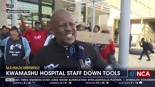 KwaMashu hospital staff down tools [upl. by Yatnod]