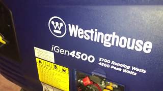 Westinghouse iGen 4500 Inverter Generator  Quick Oil Change Tip [upl. by Nyrak]