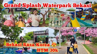 Grand Splash Waterpark Setu Bekasi  Terbaru 2024  Bekasi Rasa Korea [upl. by Shulins]