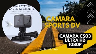 Cámara sports cs03 para Moto🚨 cámara sports CS03 de la que no hablan [upl. by Eisoj]