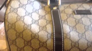 Gucci Boston bag review [upl. by Dnalra573]