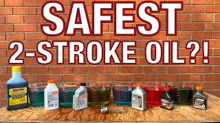 Which 2stroke oil is safest for your small engine Temperature testing 6 of the most popular oils [upl. by Eelyac]