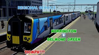 REGIONAL NORRINGTON  BELMOND GREEN CLASS 350 ROBLOX [upl. by Udale641]