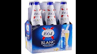 Kronenbourg 1664 Blanc  French wheat beer  5�V [upl. by Tewfik]