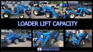 LS Tractors Loader Lift Capacity [upl. by Enyaz]