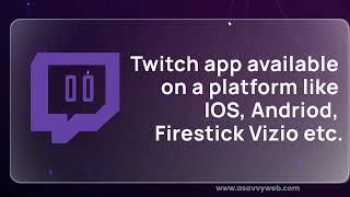 Twitch App on Vizio tv  How to Download and Install twitch app on vizio tv [upl. by Schnell]