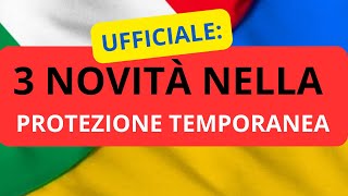 💥 PROROGA E REVOCA O SCADENZA PROTEZIONE TEMPORANEA E CONVERSIONE PERMESSO DI SOGGIORNO IN LAVORO [upl. by Minnnie]