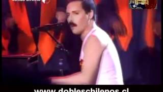 Freddie mercury dobles chilenos [upl. by Krispin402]