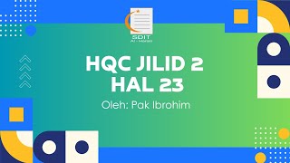 HQC JILID 2 HAL 23 [upl. by Girardi]