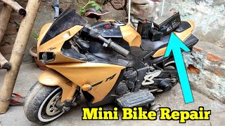 Electric bike Repair  Mini Battery Bike  Electronics Verma [upl. by Noswad368]