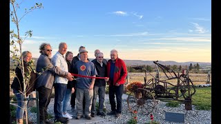 Inauguration sculpture Les Fondateurs José Pouliot Plessisville 3 octobre 2024 [upl. by Ylrac530]