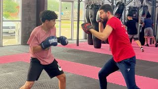 Boxing Kid’s Mini Pad Training Session with Coach Intense Workout [upl. by Griz]