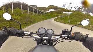 RAW onboard riding High Alpine Road  Großglockner Hochalpenstraße  Honda CB500 [upl. by Nicolle39]