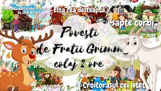 📕 Povesti de Fratii Grimm  Colaj 9 povesti audio  2 ore de povesti nemuritoare  Basme 📕 [upl. by Celinka]