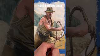 painting indianajones oilpainting vignette [upl. by Airlia]