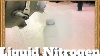 Dropping a redhot bolt in liquid nitrogen [upl. by Quackenbush]