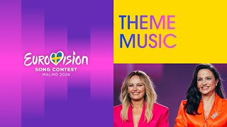 Eurovision Song Contest  Malmö 2024 Theme Music 🇸🇪  unitedbymusic [upl. by Nieberg]