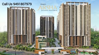 Visions Arsha in Tellapur  A PREMIUM GATED COMMUNITY 3BHK FLATS FOR SALE IN TELLAPUR HYDERABAD [upl. by Kent444]