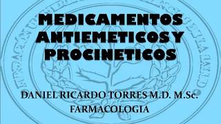 Antiemeticos 1 [upl. by Mages855]