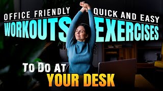 ​10 Easy Office Chair Stretches to Try Right Now  Quick and Easy Exercises to Do at Your Desk [upl. by Dahsraf395]