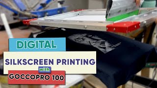 Digital Silkscreen Printing with Goccopro 100 [upl. by Pogah]