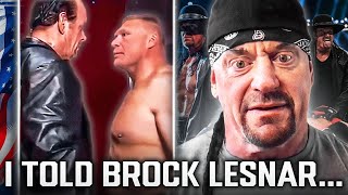 What Undertaker Told Brock Lesnar Before Leaving WWE [upl. by Aisela]