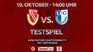 Testspiel Saison 2425  1 FC Magdeburg vs FC Energie Cottbus [upl. by Aynik]