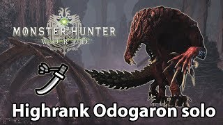 MHWorld  Highrank Odogaron solo Long Sword  156 [upl. by Bartko]