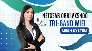 Netgear Orbi AX5400 Tri Band WiFi Mesh System [upl. by Fotzsyzrk541]