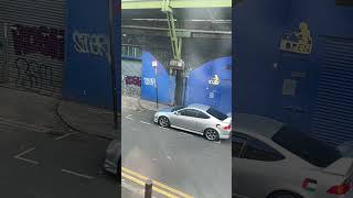 Black Audi owned by arch A369 illegalparking illegaldriving audi railwayarches stepney [upl. by Alamap]