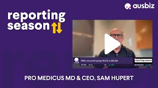 Pro Medicus ASX PME MD and CEO Sam Hupert on their recordbreaking year [upl. by Isdnil531]