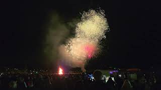 Burntisland bonfire fireworks finale 4k HDR [upl. by Diego982]