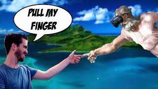 IVE BECOME A GOD IN VR  Deisim  HTC Vive Gameplay [upl. by Joerg]