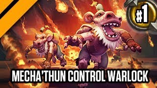 Hearthstone Boomsday  MechaThun Control Warlock P1 [upl. by Alayne970]