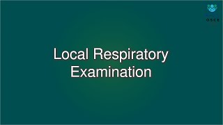 Local Respiratory Examination  Macleods Clinical Examination [upl. by Colner]