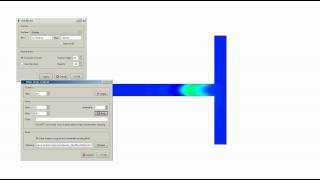 Microfluidics Tjunction CFD [upl. by Jo Ann]