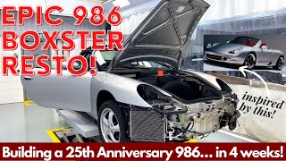 Building a 1 of 1 Porsche 986 Boxster 25th Anniversary Edition [upl. by Ahsennod211]