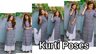 Top 15  Kurti Poses for Girls  Poses in kurti  Photo Ideas for girls at home kurtiposes [upl. by Ynnahc675]