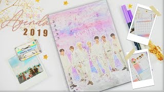 DIY KPOP  HAZ TU AGENDA BTS 2019  JMARYLINJ [upl. by Lau]