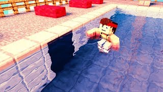 Der BESTE Minecraft Geheimgang in einem Pool [upl. by Goldman]