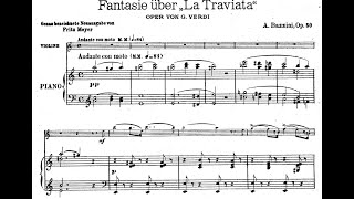 Antonio Bazzini  Fantasia su motivi della Traviata Op50 [upl. by Giark]