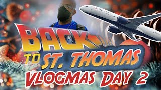 VLOGMAS DAY 2 HOME FOR THE HOLIDAYS TRAVEL DURING COVID [upl. by Radbourne]