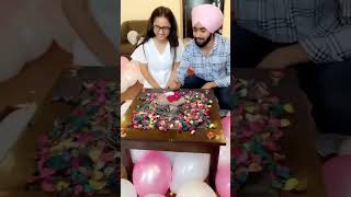 First bday celebration Gagan Lally with Sneha Katyal viral trendingshorts explore gaganlallyvlog [upl. by Eilsew]